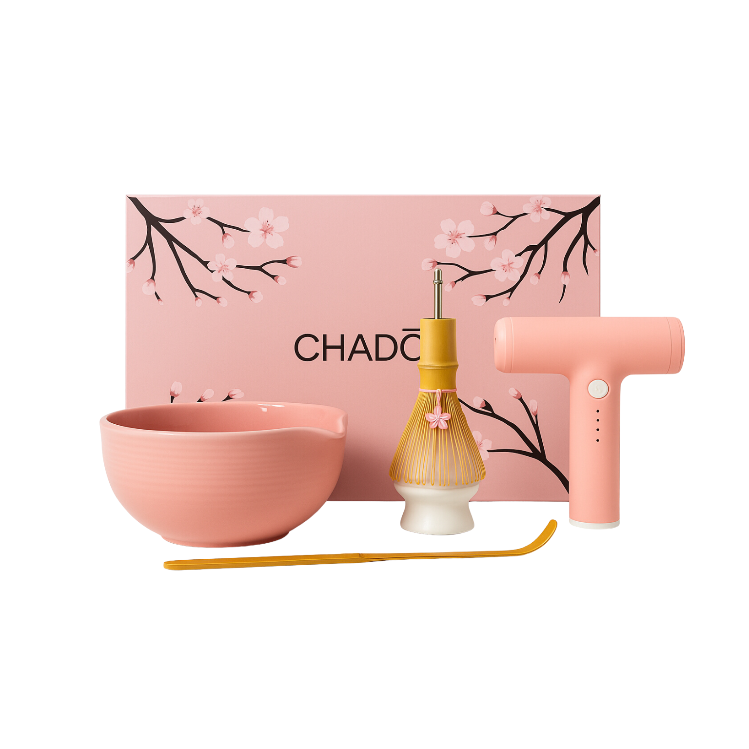 Elektrischer Matcha-Chasen — Sakura Edition